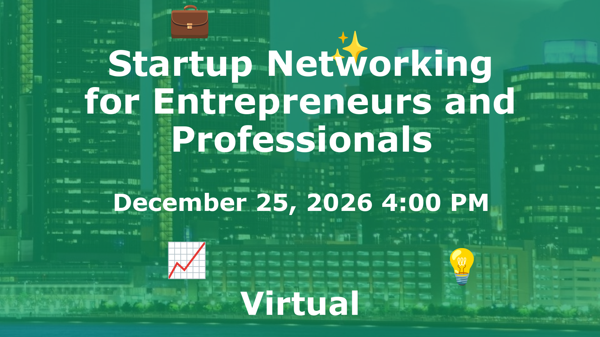 Startup Networking for Entrepreneurs and Professionals event image